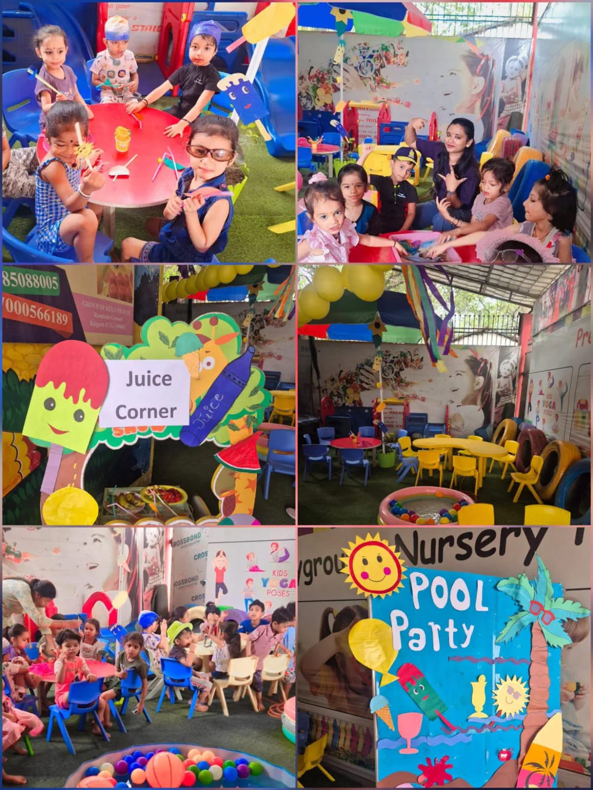 किण्डर वैली प्ले स्कूल में उतरा बचपन, ‘छई-छपा-छई’ और रेन डांस के साथ बच्चों ने मनाया ‘समर कार्निवल’*