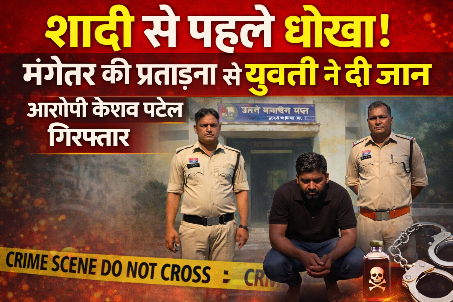 🚨 *युवती आत्महत्या मामले में बड़ा खुलासा : मंगेतर की प्रताड़ना से परेशान होकर युवती ने उठाया था खौफनाक कदम*